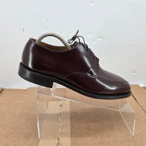 Johnston Murphy  Optima Shoes Men's Burgandy Leather Split Toe Derby Lace Sz 9.5